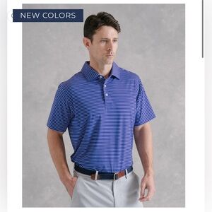 *NEW* B DRADDY - DRADDY SPORT MATT POLO - TANNENBAUM/TICKLED - LARGE
